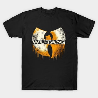 Wutang logo distressed molten effect T-Shirt